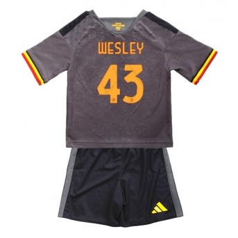 AS Roma Wesley Franca #43 Maglia Gara Terza Repliche 2026-27 Bambino Maniche Corte